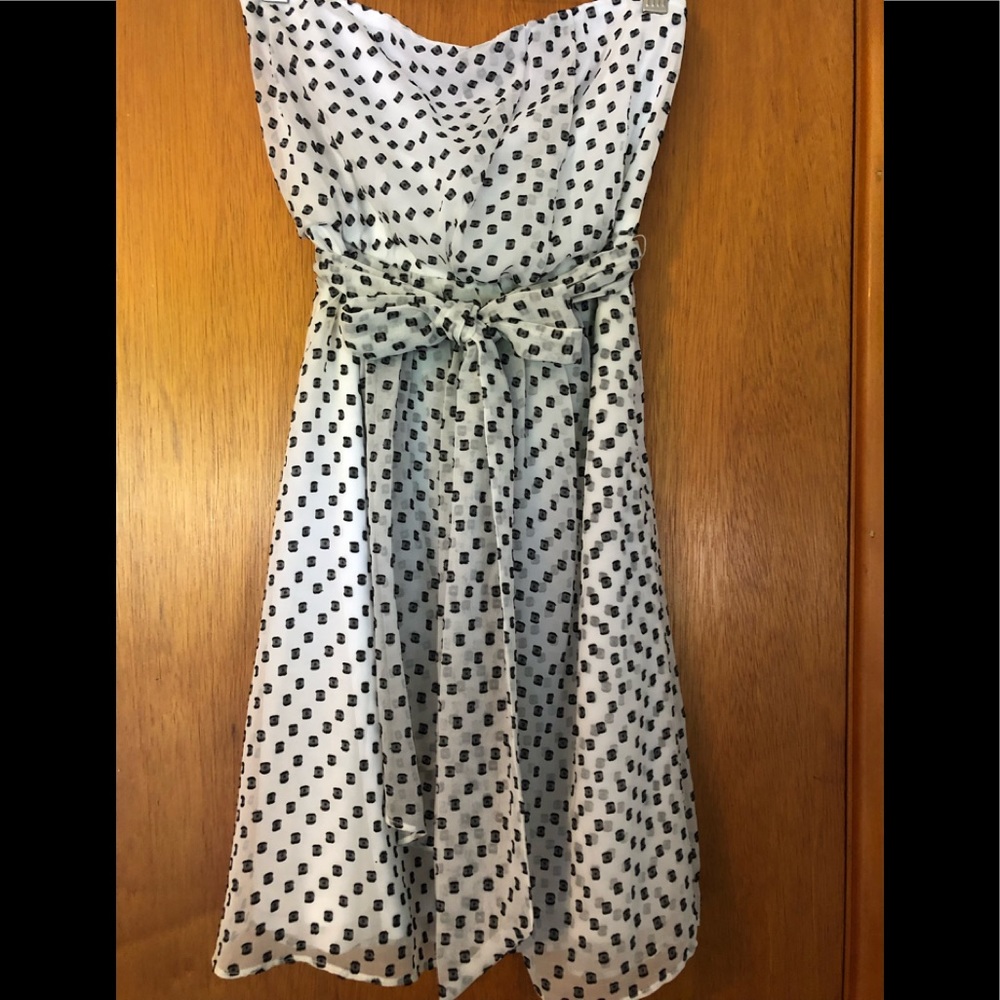 Express strapless mini dress